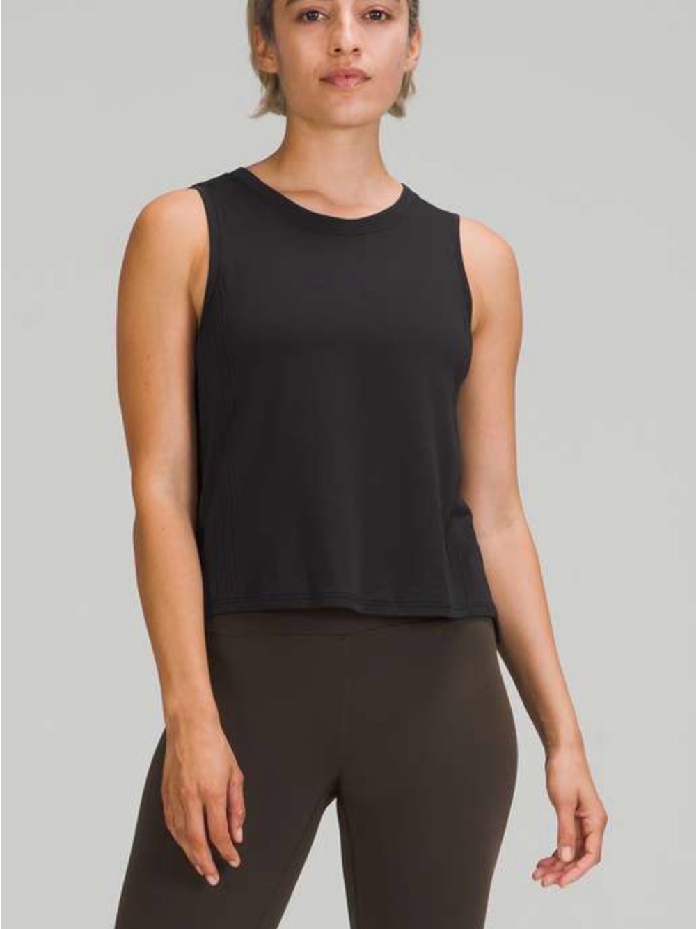 lululemon train to be tanks, black and tidal teal - Picture 3 of 7